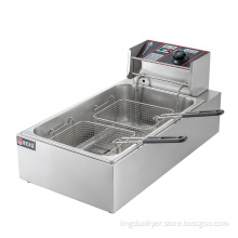 Single cylinder Stainless steel electric fryer hotel and restaurant supplies
